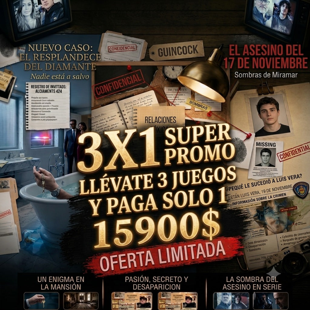 PACK DE 3 X 1
